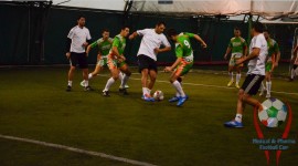 The football team Catena Racing Team, first appearance at Medical&Pharma Football Cup 2014