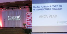 Anca Vlad – First place in the Capital Top 100 Successful women, „Entrepreneurship” category